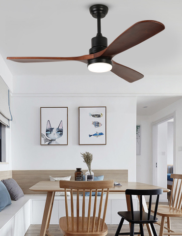 ĐÈN QUẠT TRẦN 3 CÁNH GỖ HIỆN ĐẠI QT072