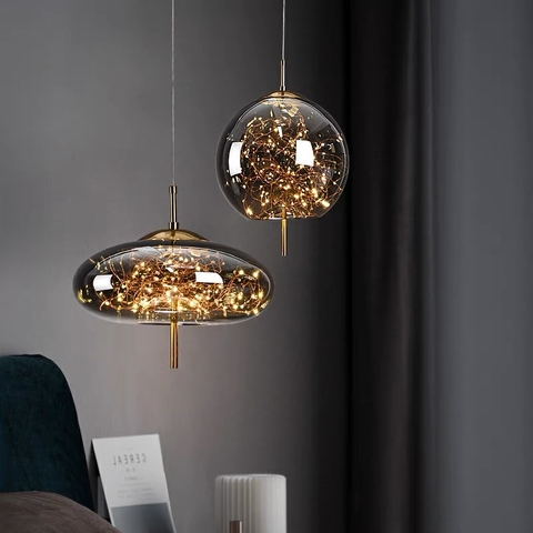Đèn Thả Thuỷ Tinh Đèn Led Ánh Sao