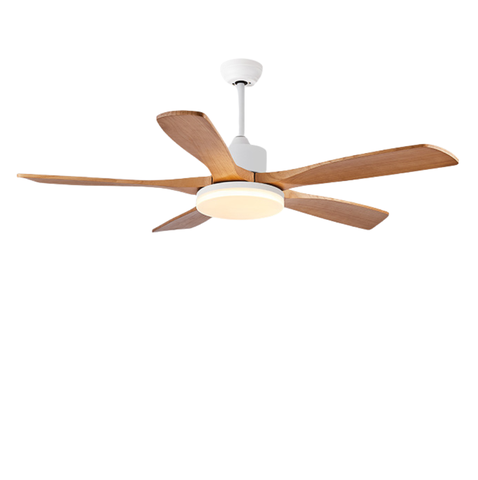Quạt Trần 5 Cánh Gỗ Có Đèn QT169