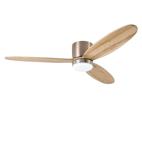 Quạt Trần Đèn Thân Ngắn Cho Trần Thấp Hình Cánh Hoa QT093