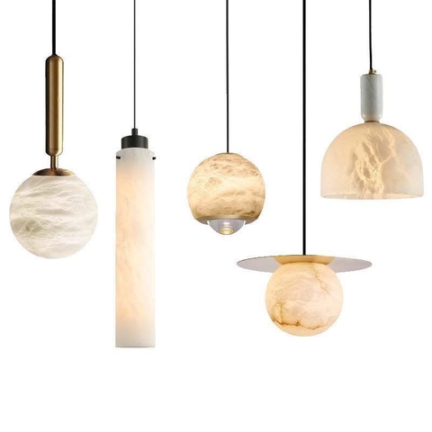 Đèn Thả Đá Cẩm Thạch Sang Trọng