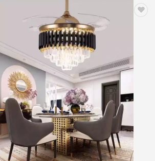 QUẠT ĐÈN CHÙM PHONG CÁCH HIỆN ĐẠI QT251