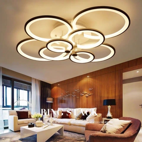 Đèn Ốp Trần Mâm Mica Hình Tròn DO213