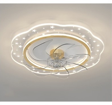 Đèn Quạt Trần Ngôi Sao Hình Nghệ Thuật QT110T