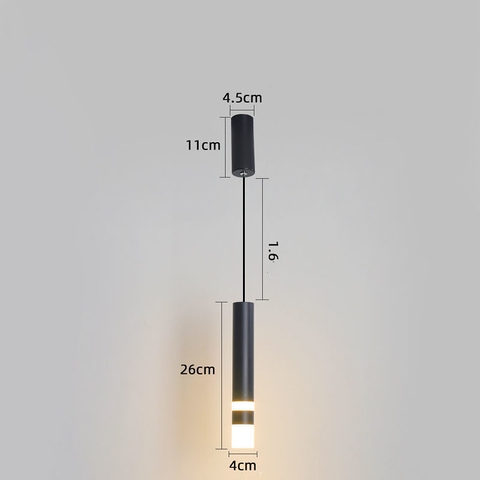 Đèn Thả Hình Trụ Tối Giản Hiện Đại DT209F