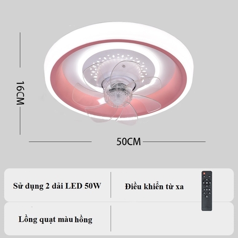 Quạt Trần Đèn Quạt Quay 360 Độ