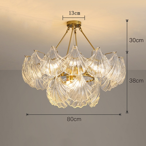 Đèn Thả Vỏ Sò Độc Đáo DT194