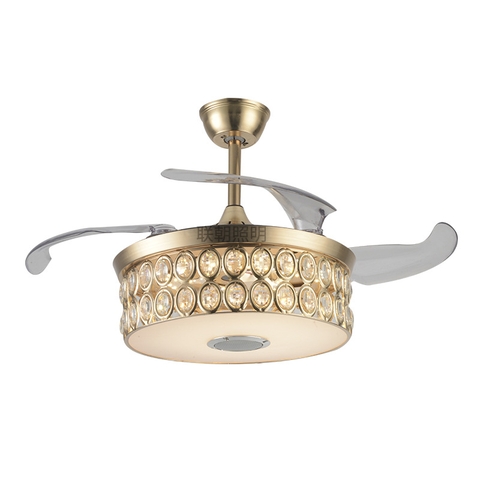 Đèn Quạt Trần Có Loa Bluetooh QT035