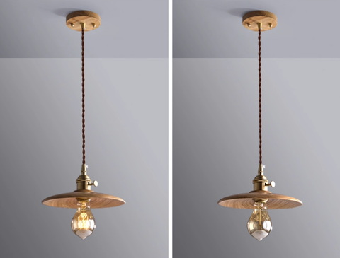 Đèn Thả Gỗ Sang Trọng DT285