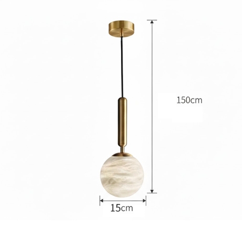 Đèn Thả Đá Cẩm Thạch Sang Trọng