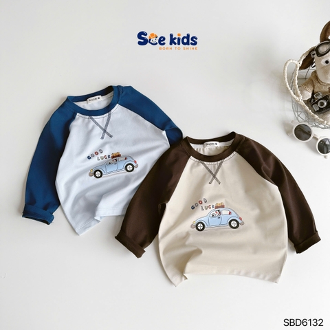 SET BỘ SCE DÀI TAY RAGLAN Ô TÔ GOOD LUCK