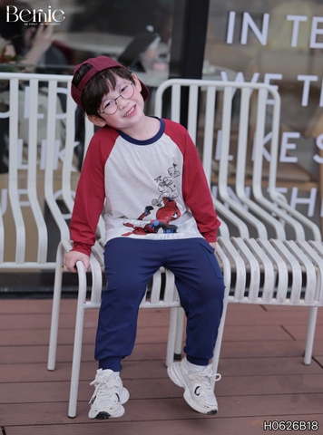 BỘ COTTON DÀI TAY SPIDER HERO