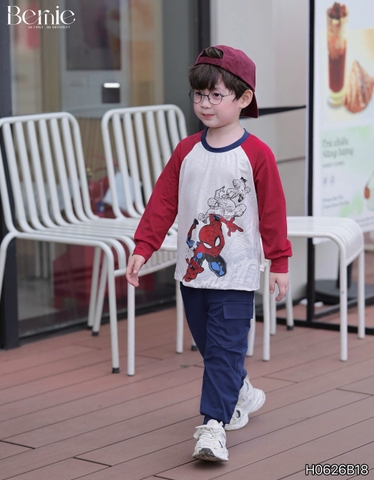 BỘ COTTON DÀI TAY SPIDER HERO
