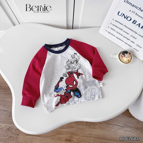 BỘ COTTON DÀI TAY SPIDER HERO
