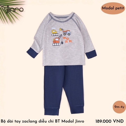 BỘ JINRO DÀI TAY RAGLAN CHẤT MODAL PETIT CHO BÉ