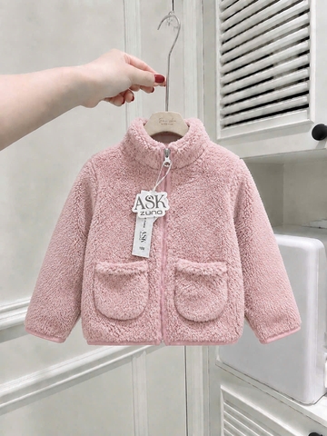ÁO KHOÁC LÔNG 2 TÚI CỔ TRỤ