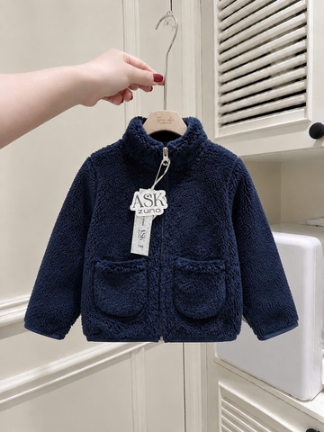 ÁO KHOÁC LÔNG 2 TÚI CỔ TRỤ