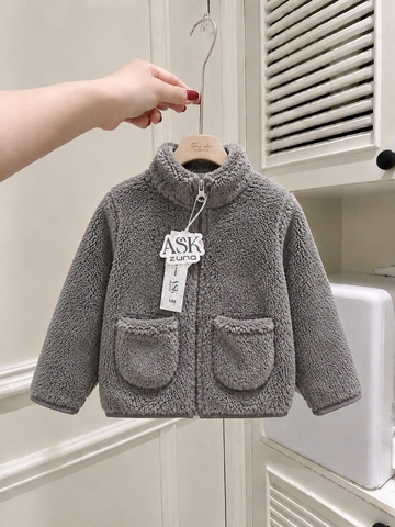 ÁO KHOÁC LÔNG 2 TÚI CỔ TRỤ