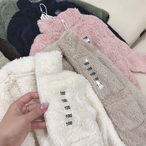 ÁO KHOÁC LÔNG 2 TÚI CỔ TRỤ