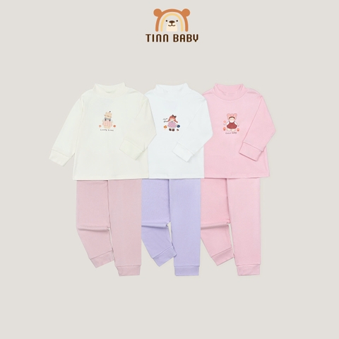 TINN BABY - BỘ DÀY TAY CỔ 3P CHẤT PEPTIT DÀY DẶN CHO BÉ