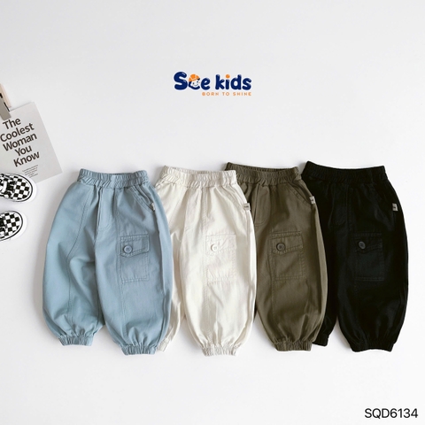 QUẦN JOGGER KAKI SCE BO GẤU CÁ TÍNH