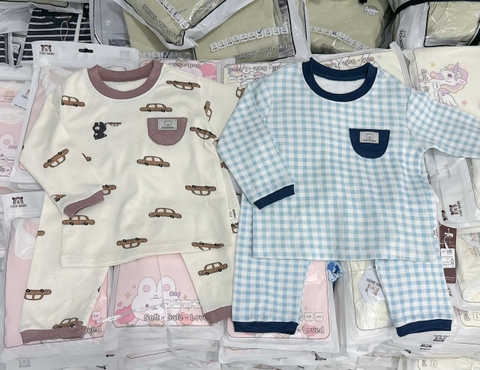 BỘ DÀI TAY BB ANGEL CHẤT PEPTIT DÀY DẶN CHO BÉ