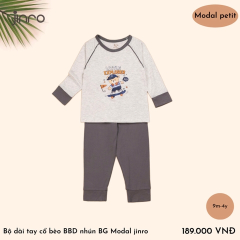 BỘ JINRO DÀI TAY PHỐI LÉ CHO BÉ