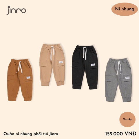 QUẦN NỈ JINRO PHỐI DÂY CHO BÉ