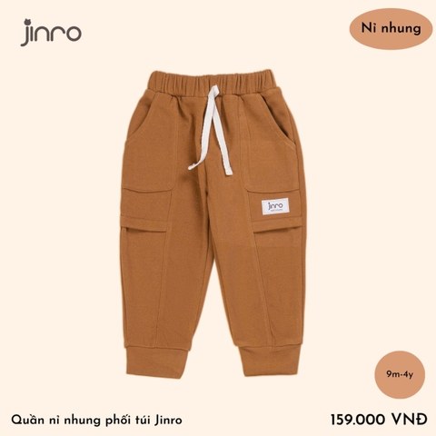QUẦN NỈ JINRO PHỐI DÂY CHO BÉ