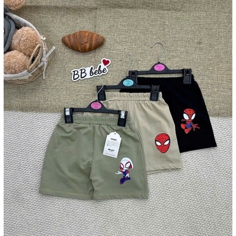 SET 3 QUẦN ĐÙI COTTON CHO BÉ TRAI