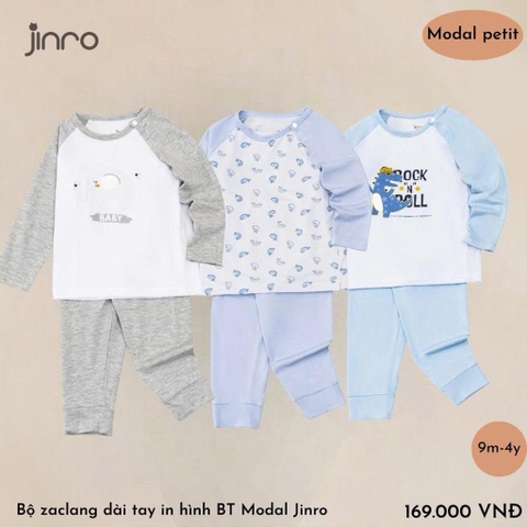 BỘ JINRO DÀI TAY RAGLAN CHẤT MODAL PETIT CHO BÉ