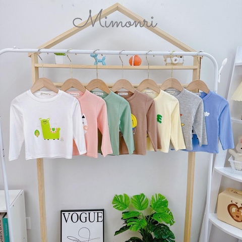 ÁO DÀI TAY THUN LẠNH HOẠT HÌNH