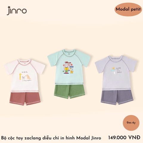 BỘ CỘC TAY JINRO CHẤT MODAL PETIT CHO BÉ