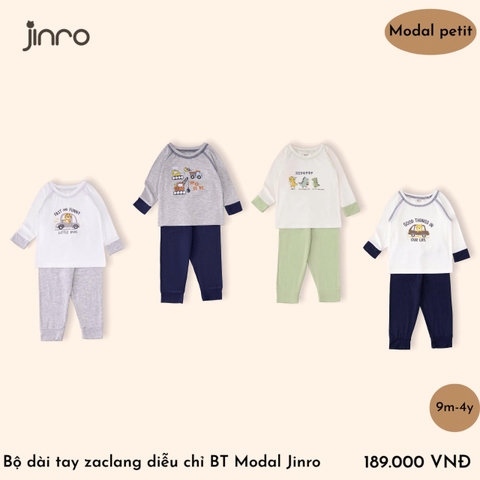 BỘ JINRO DÀI TAY RAGLAN CHẤT MODAL PETIT CHO BÉ
