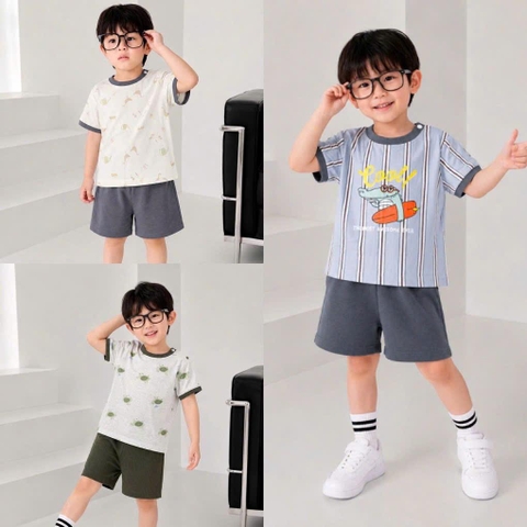 BỘ CỘC TAY JINRO CHẤT MODAL PETIT CHO BÉ