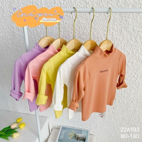 ÁO GIỮ NHIỆT CỔ 3P HONEY CHO BÉ
