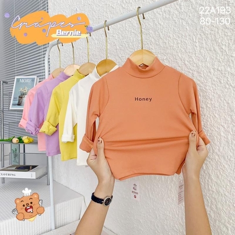 ÁO GIỮ NHIỆT CỔ 3P HONEY CHO BÉ