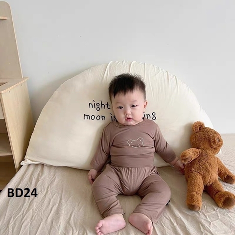 BỘ THUN LẠNH CẠP CAO HÌNH GẤU CHO BÉ