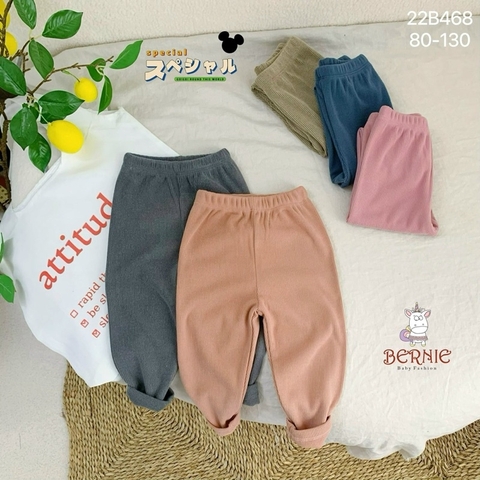 BỘ NHUNG TĂM CỔ 3P UNISEX CHO BÉ