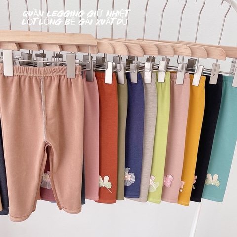 SET 4 QUẦN LEGGING LÓT LÔNG CHO BÉ
