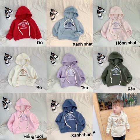 ÁO HOODIE NỈ BÔNG CHO BÉ