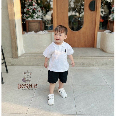 BỘ POLO THÊU GẤU