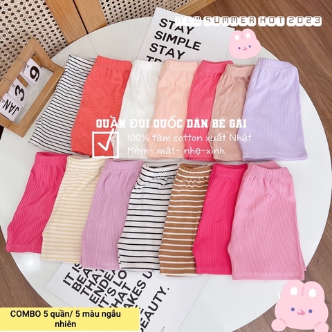 SET 5 QUẦN ĐÙI TĂM XUẤT NHẬT CHO BÉ