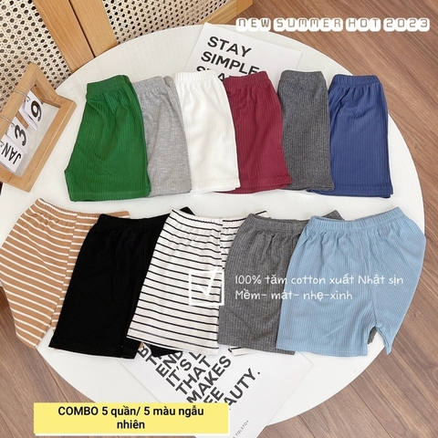 SET 5 QUẦN ĐÙI TĂM XUẤT NHẬT CHO BÉ