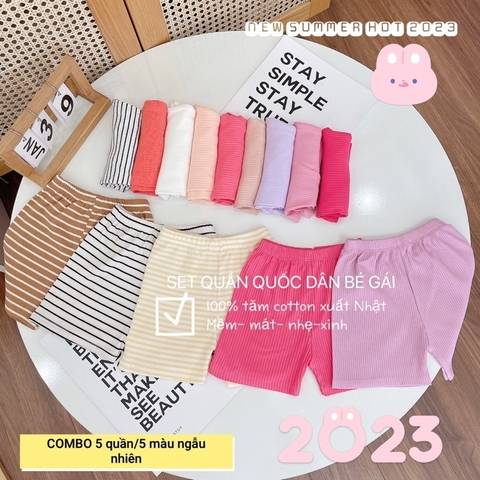 SET 5 QUẦN ĐÙI TĂM XUẤT NHẬT CHO BÉ