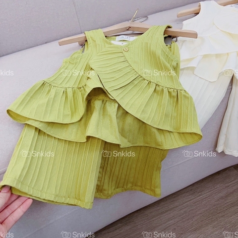 BỘ ĐŨI BÈO ỐNG SỚ 3 MÀU CHO BÉ