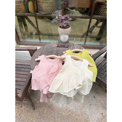 BỘ ĐŨI BÈO ỐNG SỚ 3 MÀU CHO BÉ