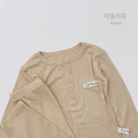 BỘ TĂM TRƠN 5 KHUY BASIC CHO BÉ