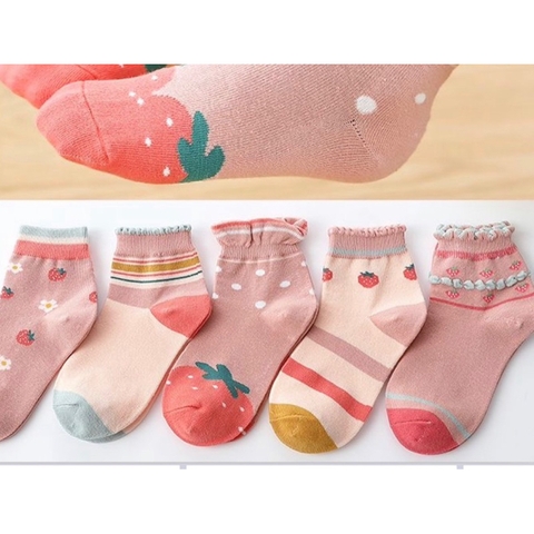 SET 5 ĐÔI TẤT XUẤT HÀN CHO BÉ TRAI/BÉ GÁI