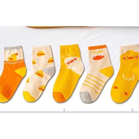 SET 5 ĐÔI TẤT XUẤT HÀN CHO BÉ TRAI/BÉ GÁI